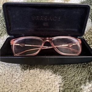 Versace MOD. 3299-B Transparent Pink Pillow Women's Eyeglasses